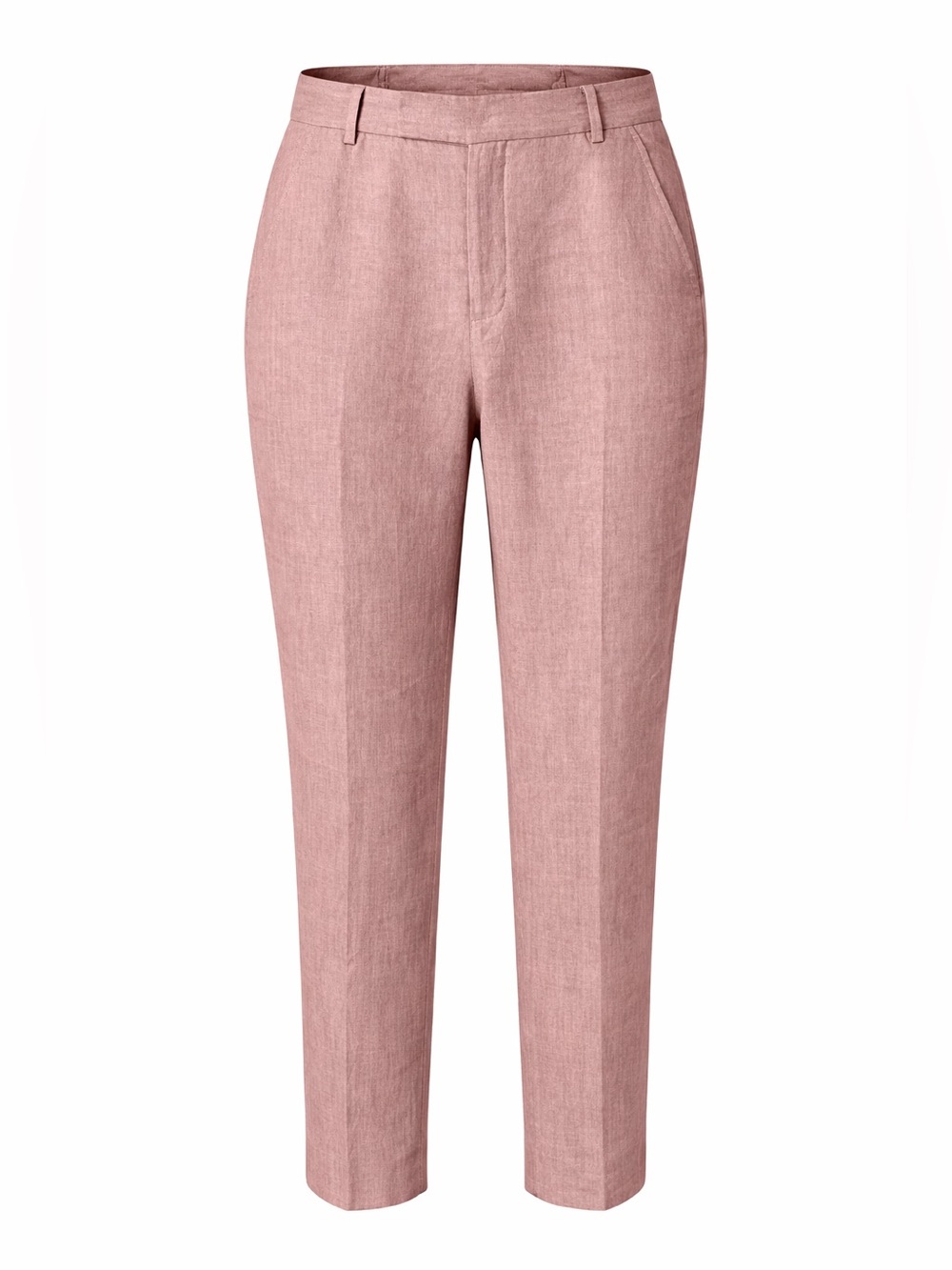 Billy Reid Cigarette Trouser Linen Pants Size 6 Made in Italy Pink
